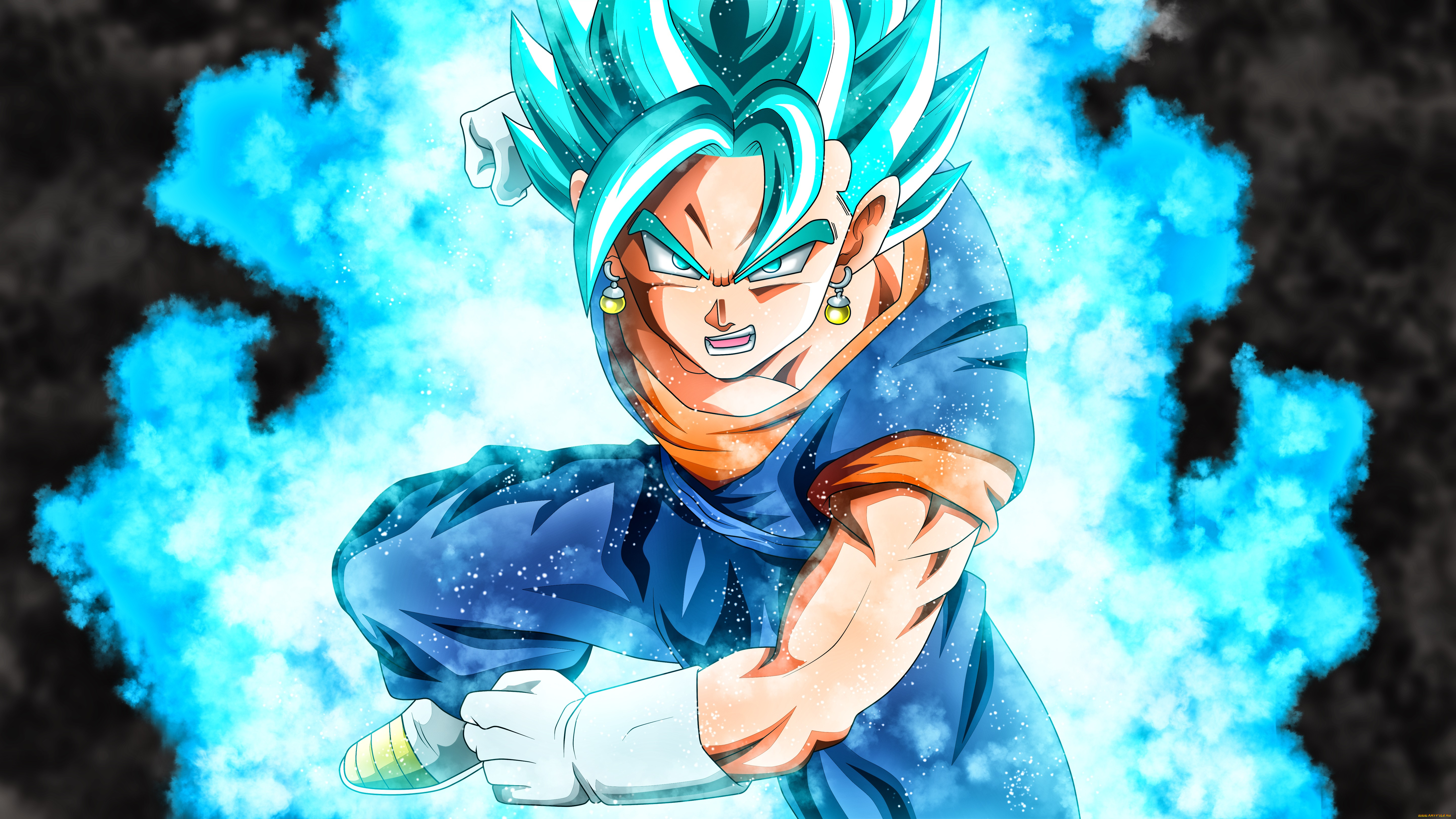 Dragon ball 4. Vegito. Сайян Vegito. Драгонболл Гоку супер Сайян голубой. Vegito Драгонболл.